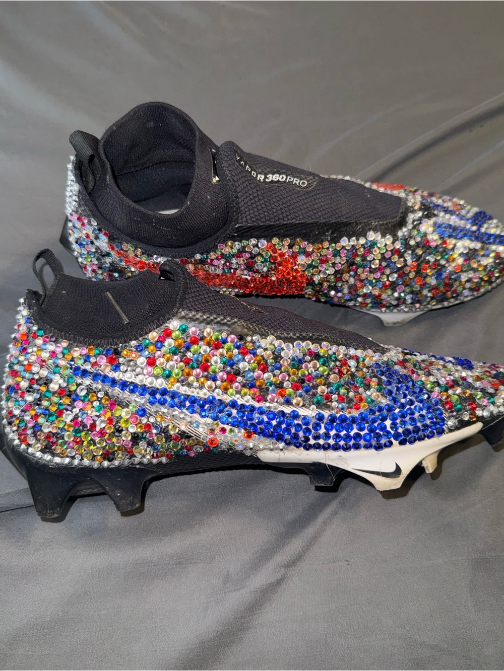 Nike Vapor 360 Pro Multi-Color Crystalized Athletic Cleats